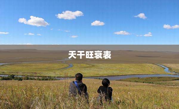 天干旺衰表