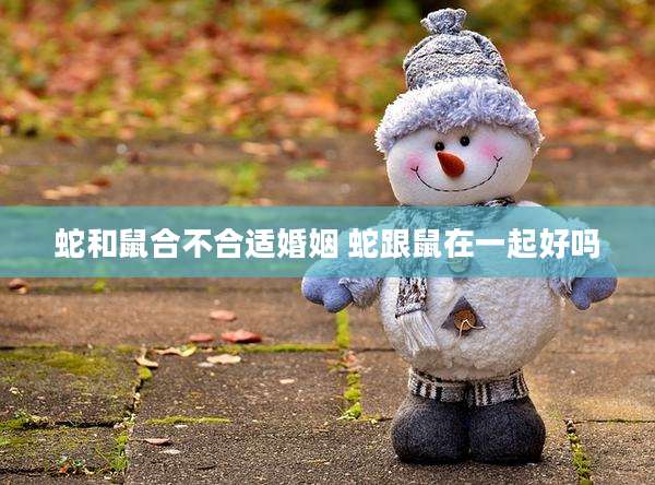 蛇和鼠合不合适婚姻 蛇跟鼠在一起好吗