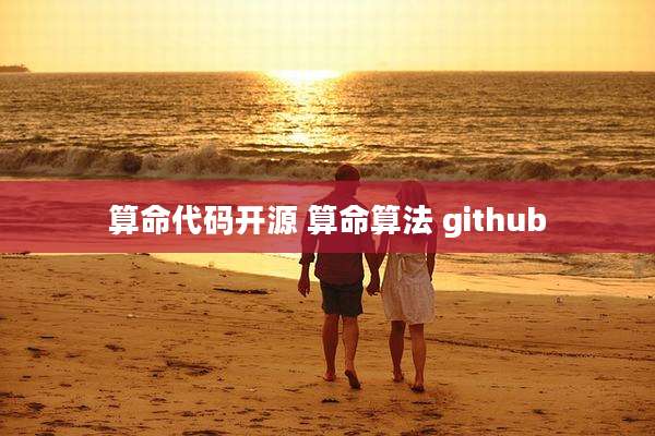 算命代码开源 算命算法 github