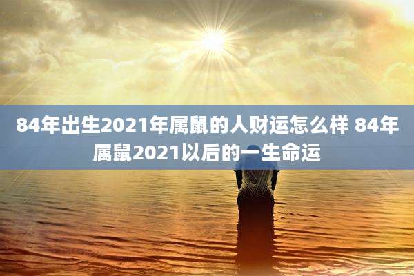 84年出生2021年属鼠的人财运怎么样 84年属鼠2021以后的一生命运