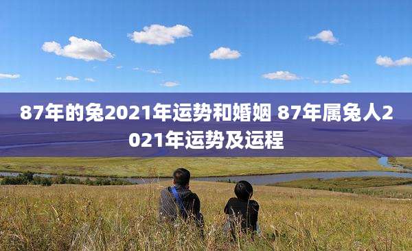 87年的兔2021年运势和婚姻 87年属兔人2021年运势及运程