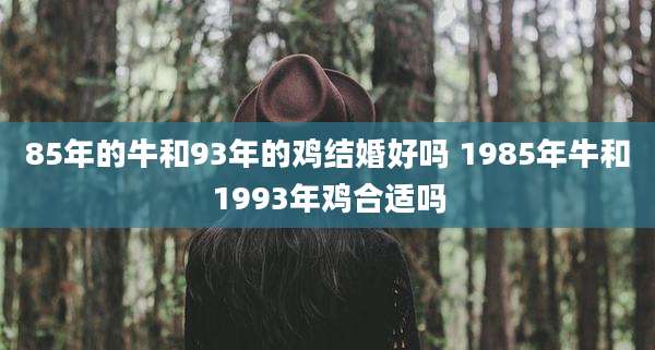 85年的牛和93年的鸡结婚好吗 1985年牛和1993年鸡合适吗