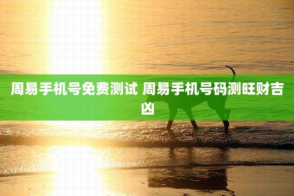 周易手机号免费测试 周易手机号码测旺财吉凶