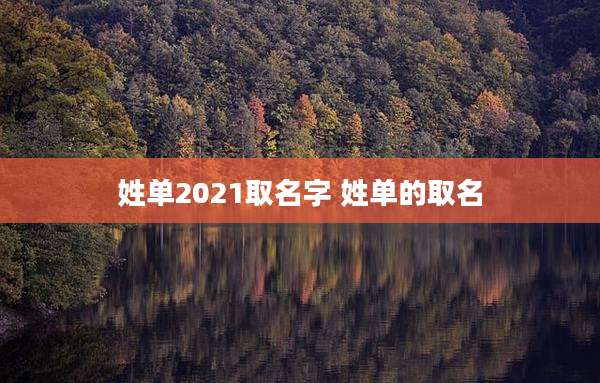 姓单2021取名字 姓单的取名