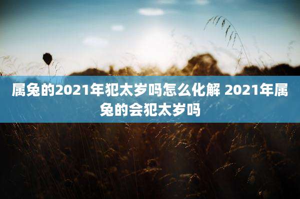 属兔的2021年犯太岁吗怎么化解 2021年属兔的会犯太岁吗