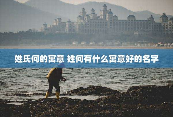 姓氏何的寓意 姓何有什么寓意好的名字