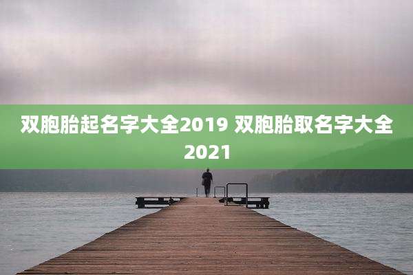 双胞胎起名字大全2019 双胞胎取名字大全2021