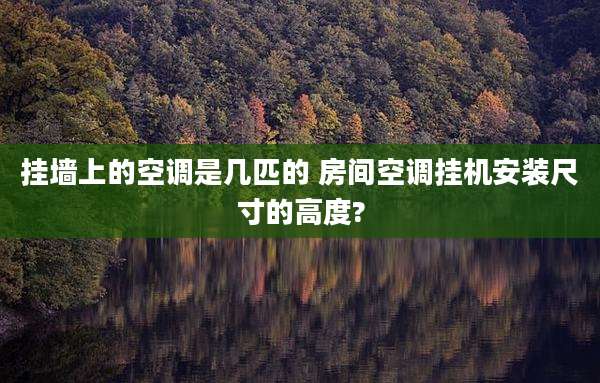 挂墙上的空调是几匹的 房间空调挂机安装尺寸的高度?