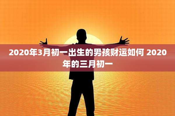 2020年3月初一出生的男孩财运如何 2020年的三月初一
