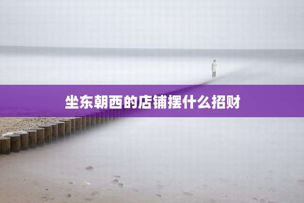 坐东朝西的店铺摆什么招财