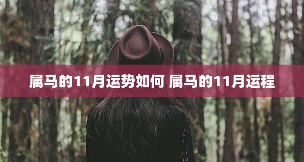 属马的11月运势如何 属马的11月运程