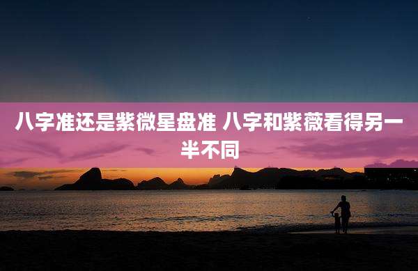 八字准还是紫微星盘准 八字和紫薇看得另一半不同