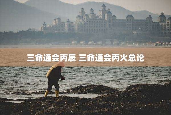 三命通会丙辰 三命通会丙火总论