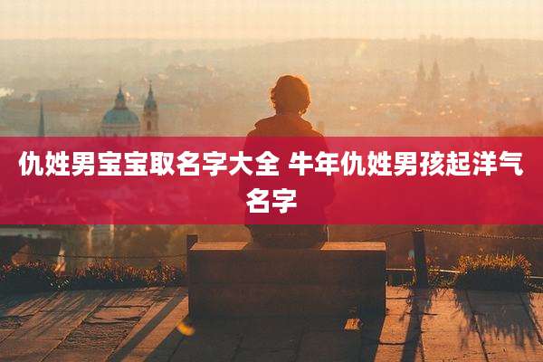 仇姓男宝宝取名字大全 牛年仇姓男孩起洋气名字
