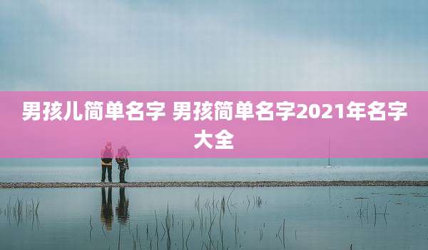男孩儿简单名字 男孩简单名字2021年名字大全