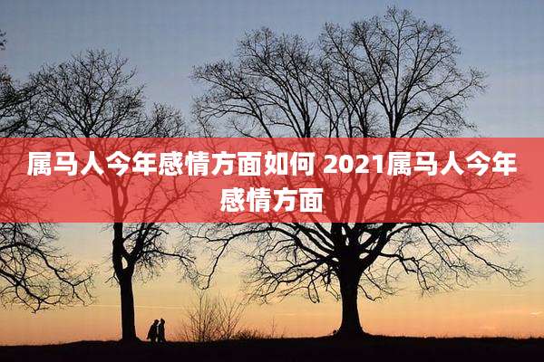 属马人今年感情方面如何 2021属马人今年感情方面