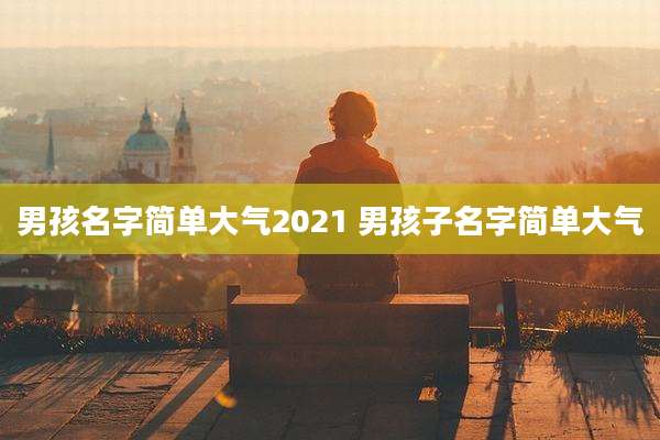 男孩名字简单大气2021 男孩子名字简单大气