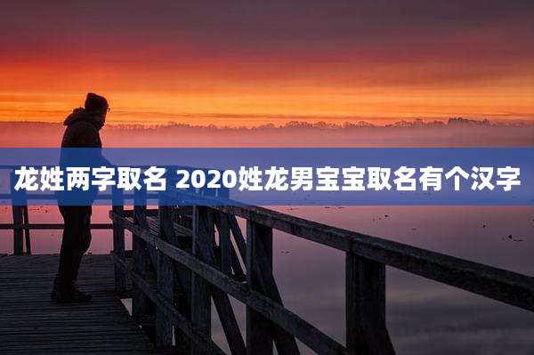 龙姓两字取名 2020姓龙男宝宝取名有个汉字