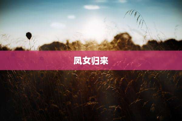 凤女归来