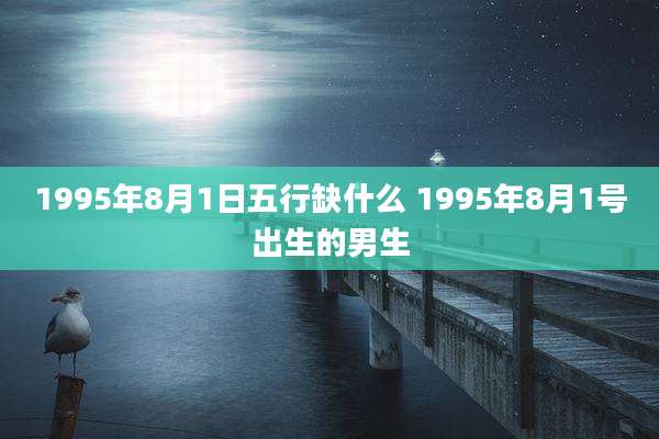 1995年8月1日五行缺什么 1995年8月1号出生的男生