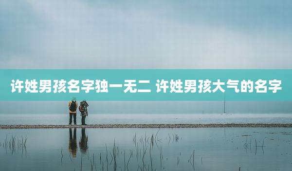 许姓男孩名字独一无二 许姓男孩大气的名字