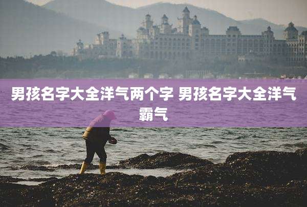 男孩名字大全洋气两个字 男孩名字大全洋气霸气