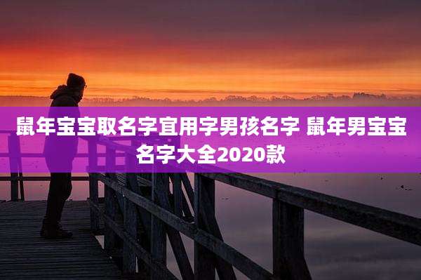 鼠年宝宝取名字宜用字男孩名字 鼠年男宝宝名字大全2020款