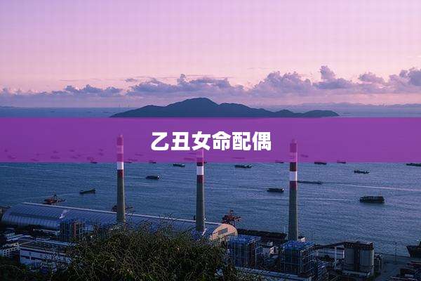乙丑女命配偶