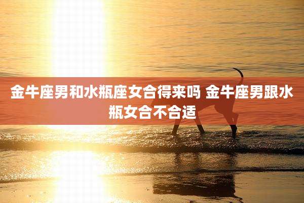 金牛座男和水瓶座女合得来吗 金牛座男跟水瓶女合不合适
