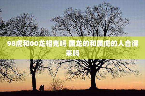 98虎和00龙相克吗 属龙的和属虎的人合得来吗
