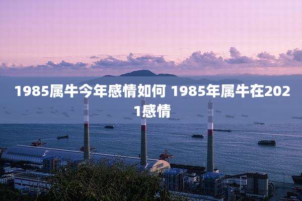 1985属牛今年感情如何 1985年属牛在2021感情