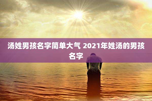 汤姓男孩名字简单大气 2021年姓汤的男孩名字