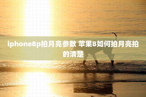 iphone8p拍月亮参数 苹果8如何拍月亮拍的清楚