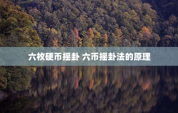 六枚硬币摇卦 六币摇卦法的原理