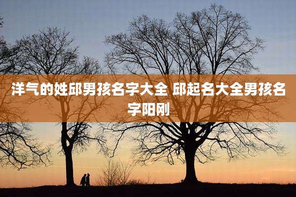 洋气的姓邱男孩名字大全 邱起名大全男孩名字阳刚