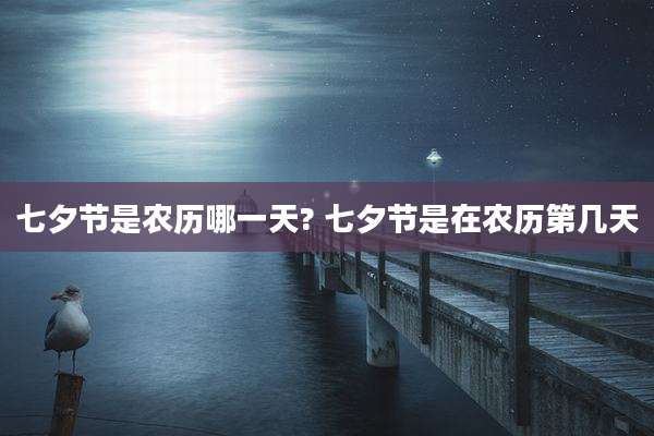 七夕节是农历哪一天? 七夕节是在农历第几天