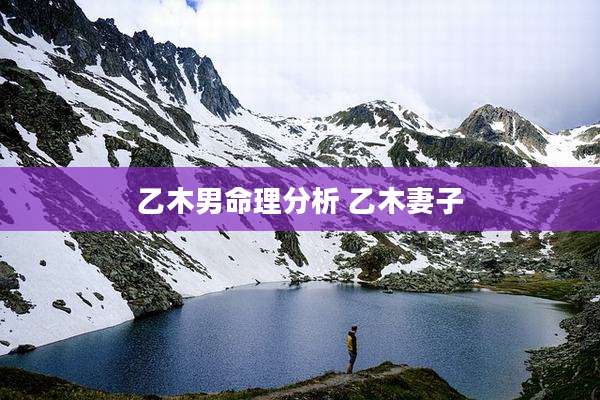 乙木男命理分析 乙木妻子