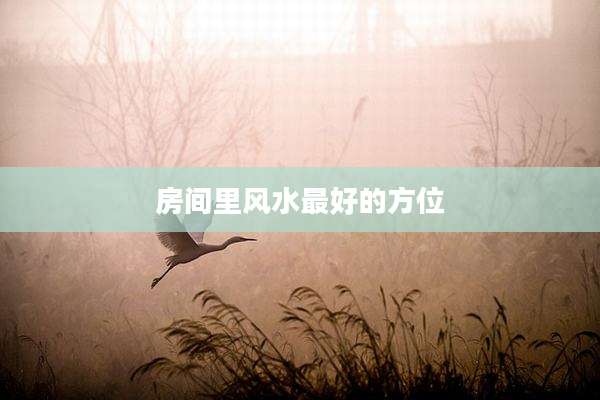 房间里风水最好的方位