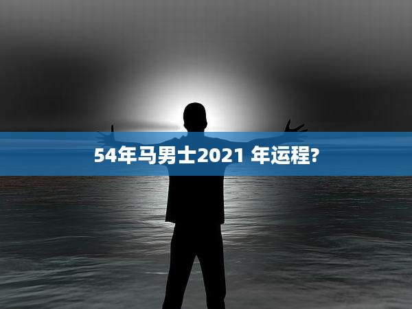 54年马男士2021 年运程?