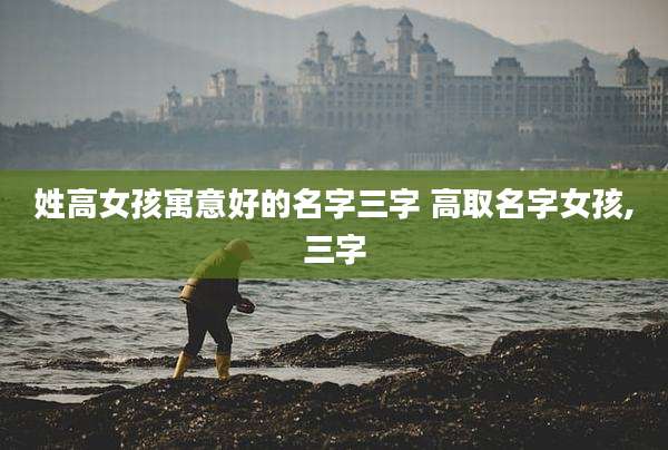 姓高女孩寓意好的名字三字 高取名字女孩,三字
