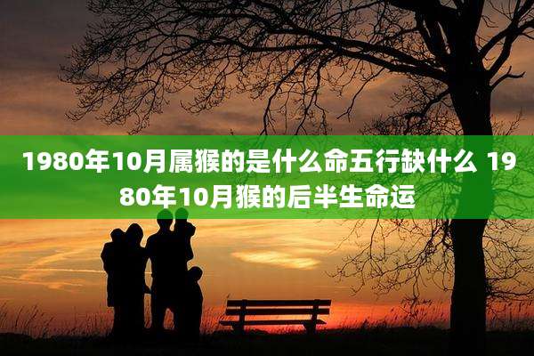 1980年10月属猴的是什么命五行缺什么 1980年10月猴的后半生命运