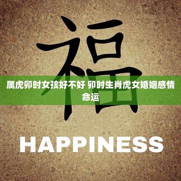 属虎卯时女孩好不好 卯时生肖虎女婚姻感情命运