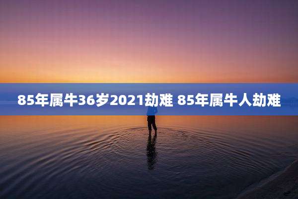 85年属牛36岁2021劫难 85年属牛人劫难