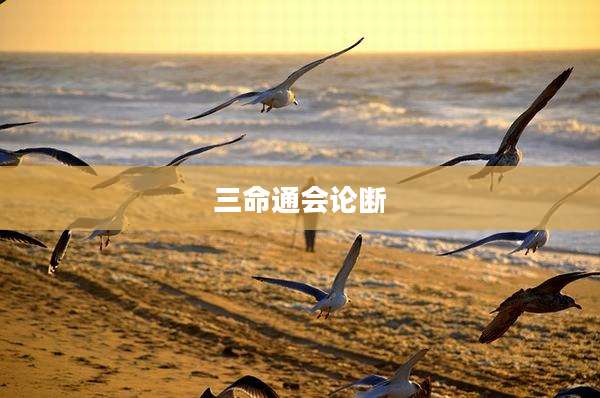 三命通会论断