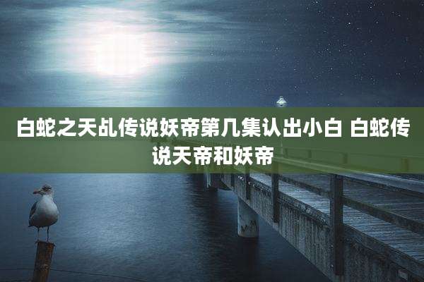 白蛇之天乩传说妖帝第几集认出小白 白蛇传说天帝和妖帝