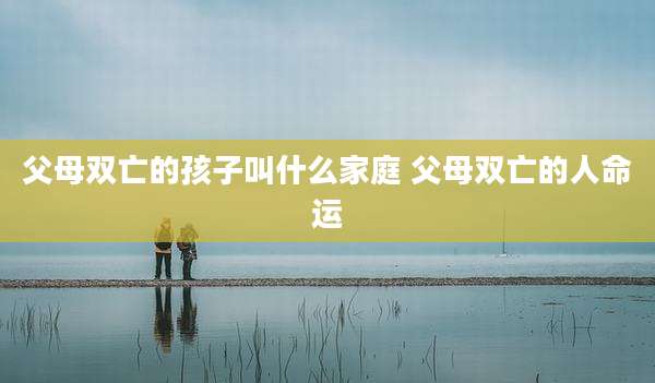 父母双亡的孩子叫什么家庭 父母双亡的人命运