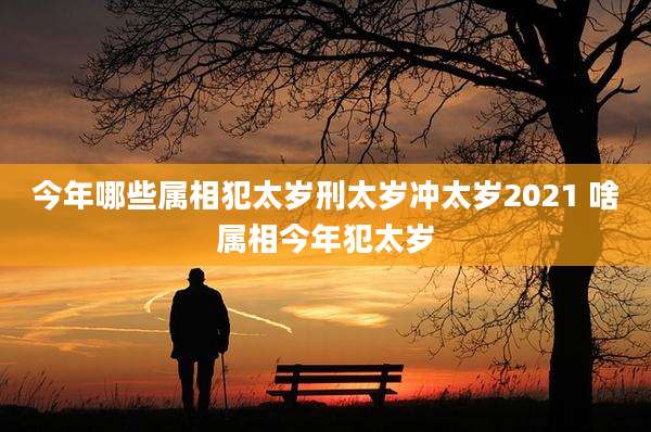 今年哪些属相犯太岁刑太岁冲太岁2021 啥属相今年犯太岁