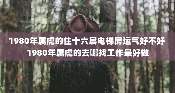 1980年属虎的住十六层电梯房运气好不好 1980年属虎的去哪找工作最好做