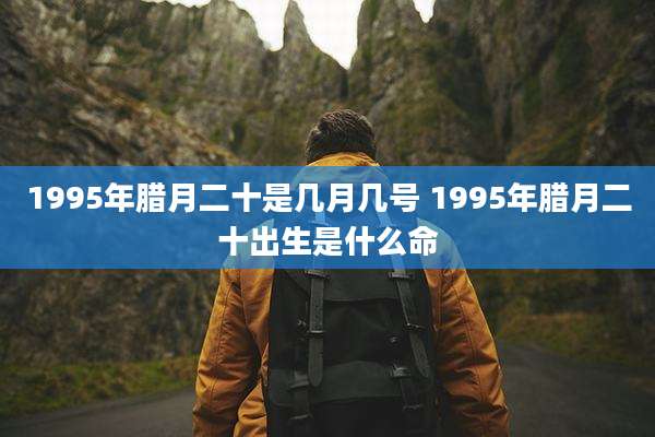 1995年腊月二十是几月几号 1995年腊月二十出生是什么命