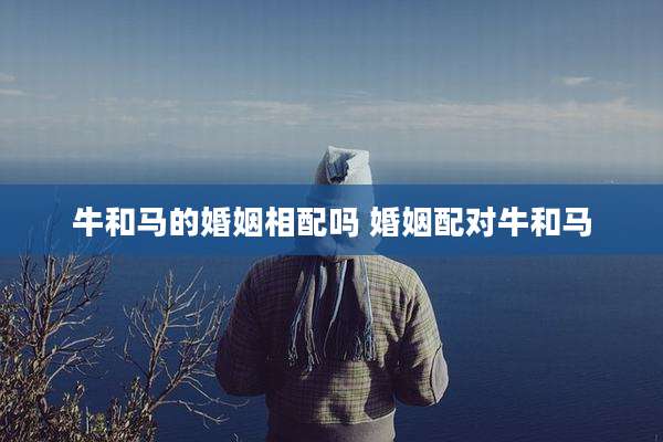 牛和马的婚姻相配吗 婚姻配对牛和马